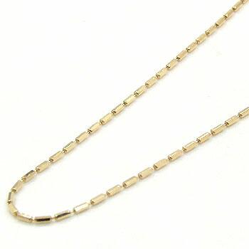 18金ピンクゴールド   テーパーチェーン（幅0.8mm 長さ39センチ/アジャスター用マルカンなし)(レーザーシリンダーチェーン)の画像