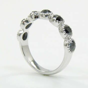 pt900 ブラックダイヤモンド　リング Pt900 ブラック ダイヤモンド ダイヤ リング ブラックダイヤ