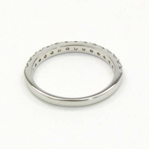 プラチナ(PT900)　ダイヤモンド（VVS2　Gカラー）ハーフエタニティ　リング　0.28ct 送料無料　即納(4日前後発送) 代引手数料無料の画像