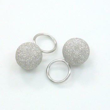 K18PG/K18G/K18WG　丸玉5mm フラッシュボールフープ用チャーム(内径3.3ミリ)の画像