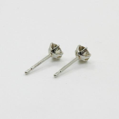 PT900 シャンパンカラー ダイヤモンド0.38ctx2（トータル0.76ct）六本