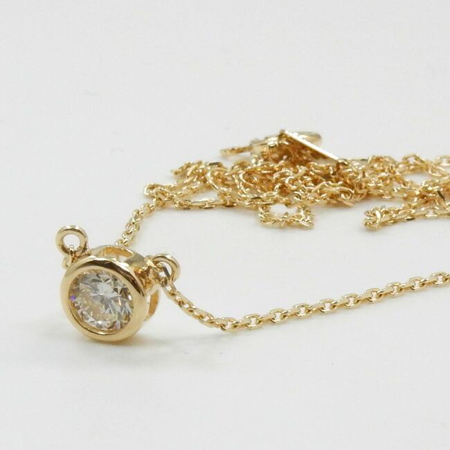 ダイヤモンドネックレス18金ゴールド(K18) ダイヤモンド 0.25ct