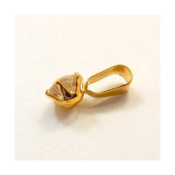 18金ゴールド ベリーライトブラウンダイヤモンド 0.4カラット(I1 