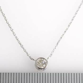 ダイヤモンド 0.25カラット(I1・I)K18ホワイトゴールド/18金ゴールド2 