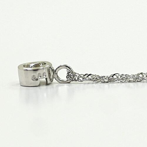 ネックレス レディース プラチナ900　ダイヤモンドネックレス ペンダント Pt900　ダイヤ　0.09ct　Pt850スクリューチェーン 長さ42cm 送料無料 |  | 01