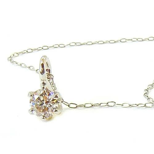 ダイヤモンドネックレス プラチナ900 0.3カラット ダイヤモンドIカラー