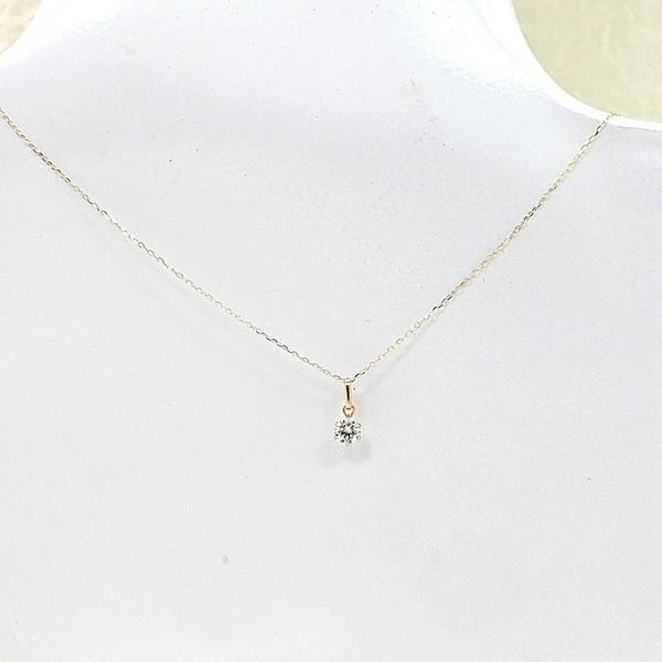 ダイヤAA トップ 18金ゴールド ダイヤモンド 0.3カラット ペンダント