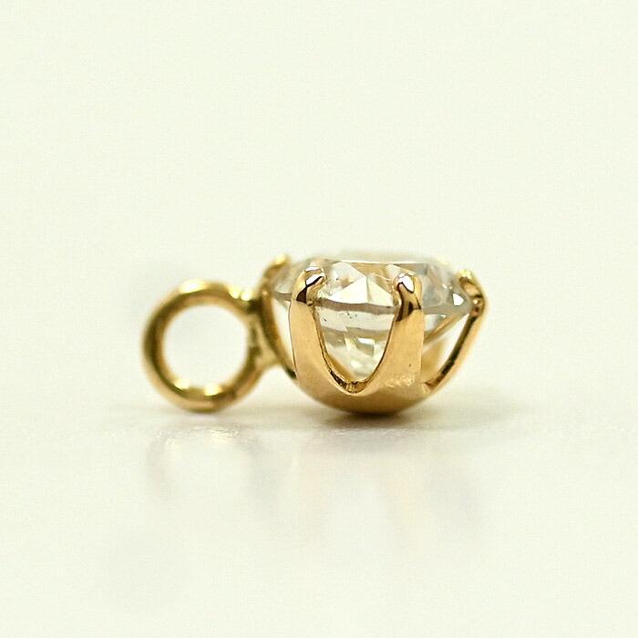 0.4カラット　18金ゴールドダイヤモンド　ピン専用　一粒　0.4ct　ペンダントトップのみの販売です　送料無料の画像