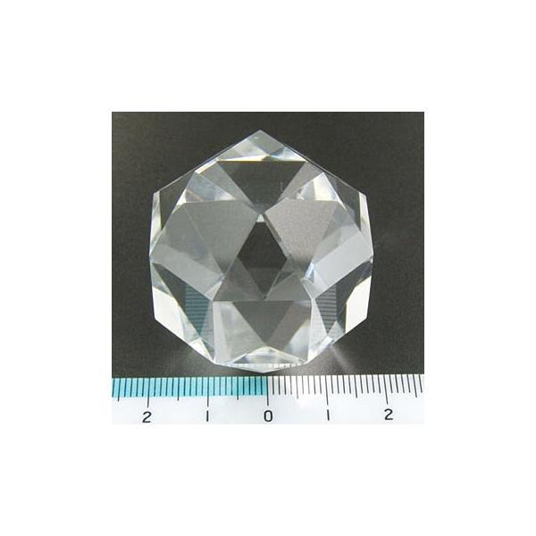 作品 斜方立方八面体 水晶 70g : アーアゼロワンジュエリー - 通販