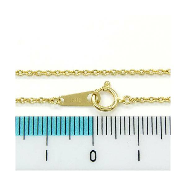 18金ゴールド or 18金ピンクゴールド丸小豆チェーン ネックレス（幅1.4mm・長さ45cm）送料無料の画像