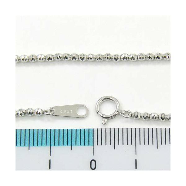 シャンデリア ブレスレット (幅2mm・長さ18ｃｍ)18金ホワイトゴールド/18金ゴールド2種類からお選びいただけます。送料無料の画像