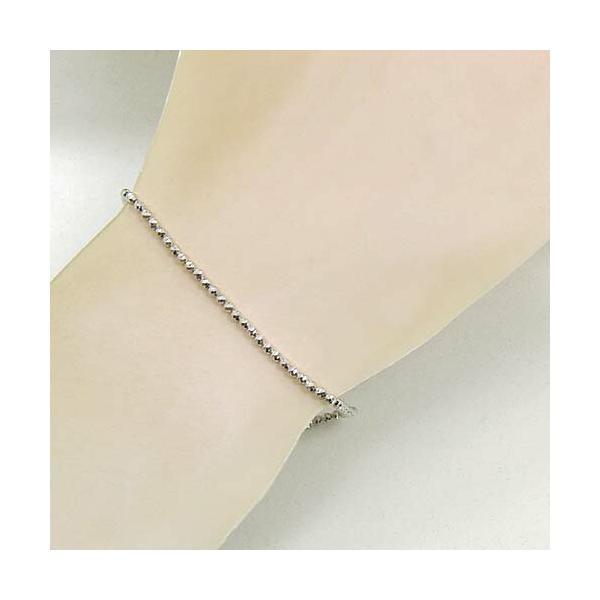 シャンデリア ブレスレット (幅2mm・長さ18ｃｍ)18金ホワイトゴールド/18金ゴールド2種類からお選びいただけます。送料無料の画像