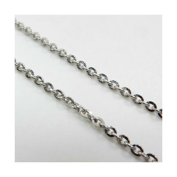 3.7グラム プラチナ850クロスケーブル 45セン (Pt850)(幅1.5mm・長さ45cm/アジャスターカンなし)送料無料の画像