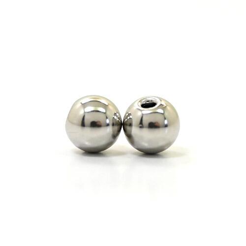 丸玉 5mm キャッチ　リバーシブルに(シリコン入りキャッチ）18金ゴールド/18金ピンクゴールド/18金ホワイトゴールドの3種類ございます。の画像