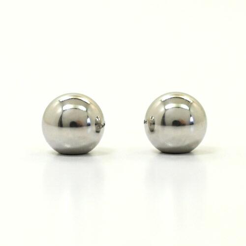 丸玉 5mm キャッチ　リバーシブルに(シリコン入りキャッチ）18金ゴールド/18金ピンクゴールド/18金ホワイトゴールドの3種類ございます。の画像