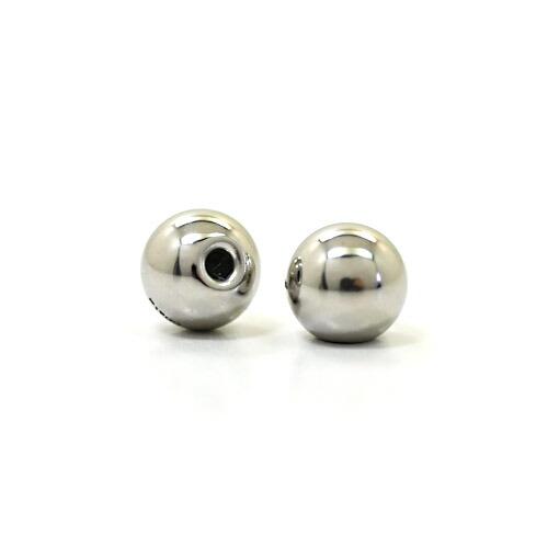 丸玉 5mm キャッチ　リバーシブルに(シリコン入りキャッチ）18金ゴールド/18金ピンクゴールド/18金ホワイトゴールドの3種類ございます。の画像