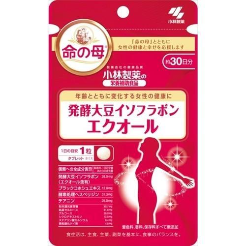 日本製 小林製薬の栄養補助食品 爆買いセール 発酵大豆イソフラボン エクオール 30粒 約30日分