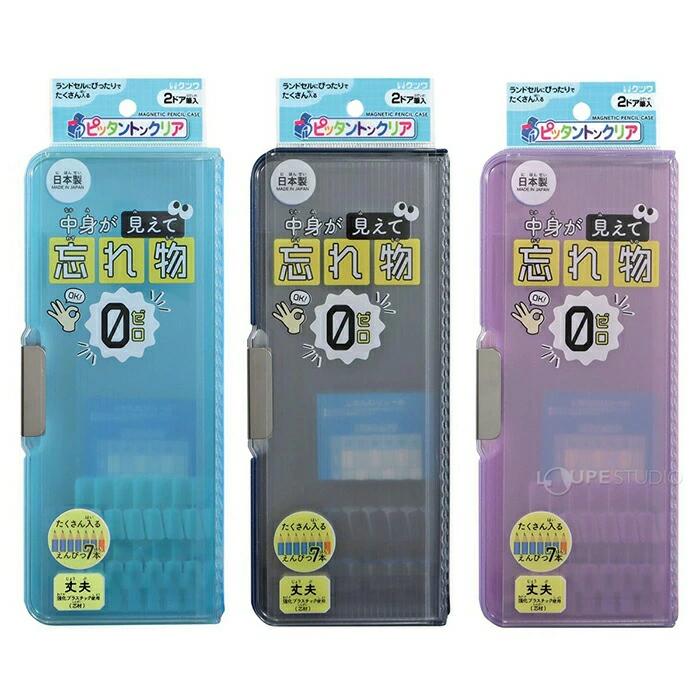 クツワ ピッタントンクリア 筆箱 筆入 半透明 ミント / ネイビー / パープル ポスト投函 |  | 08
