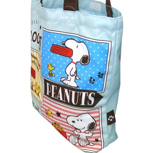 SNOOPY（スヌーピー） レッスントートバッグ ブルー レッスンバッグ