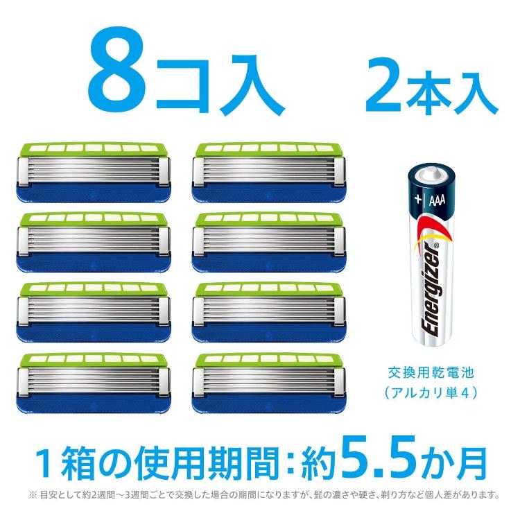 HYDRO5 シック ハイドロ5 プレミアム パワーセレクト 替刃 8コ入 : A&A
