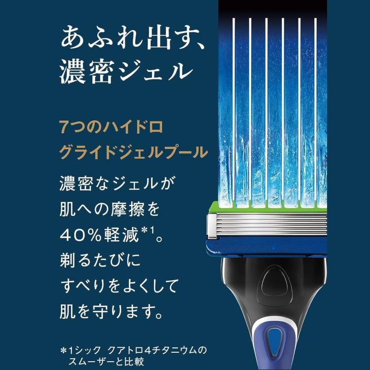 送料無料 シック ハイドロ5 プレミアム 敏感肌 替刃 8コ入｜aaa8390a3｜02