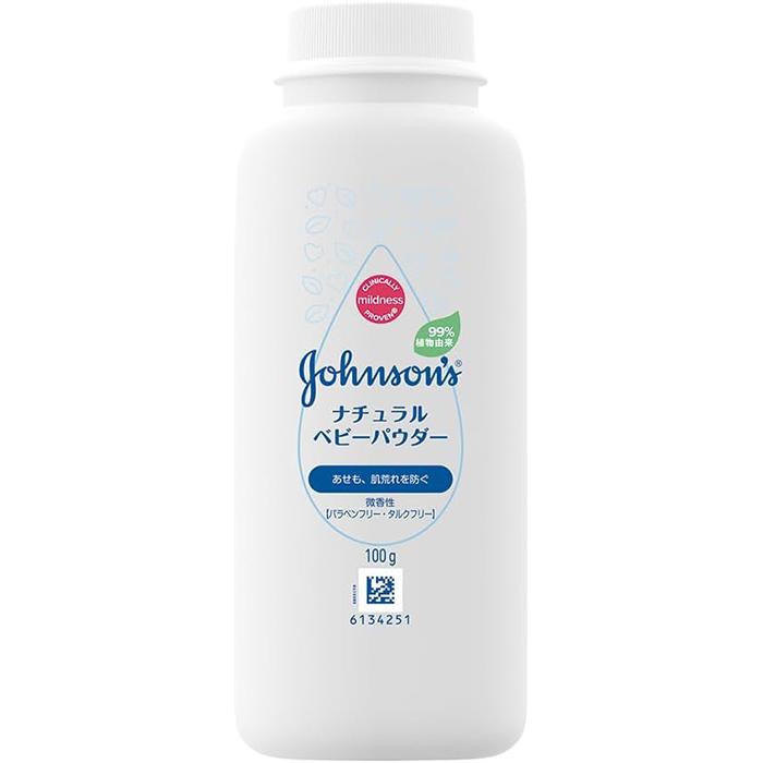 ジョンソン ナチュラルベビーパウダー 100g の商品画像