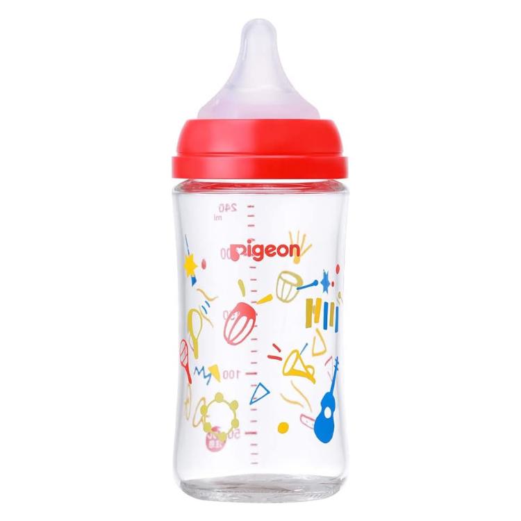 Pigeon（ピジョン） 母乳実感 哺乳びん 耐熱ガラス製 240ml : A&A SHOP