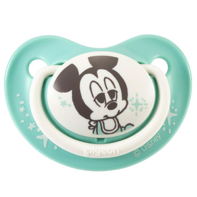 Pigeon おしゃぶり ピジョン ミッキー 3〜6ヵ月 Mサイズ : A&A
