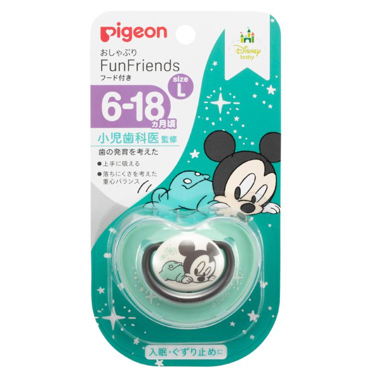 Pigeon（ピジョン） おしゃぶり おしゃぶり ミッキー 6〜18ヶ月 L