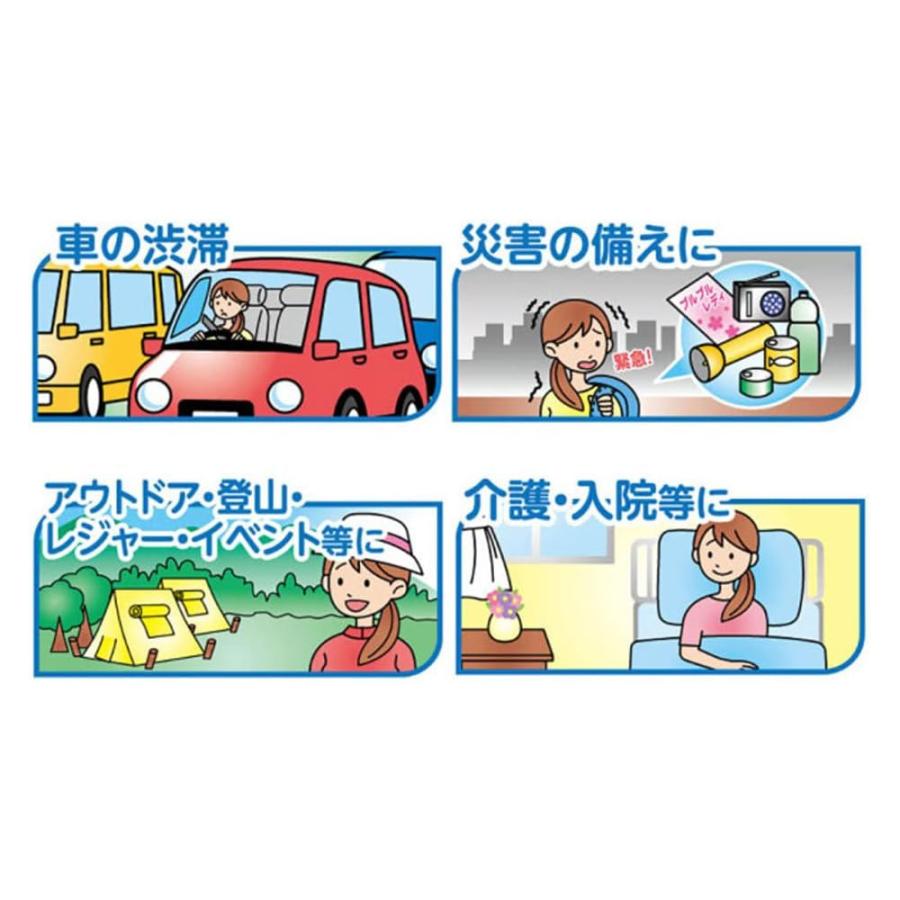 ケンユー 女性用携帯ミニトイレ プルプルレディII 2個入 災害予防 緊急