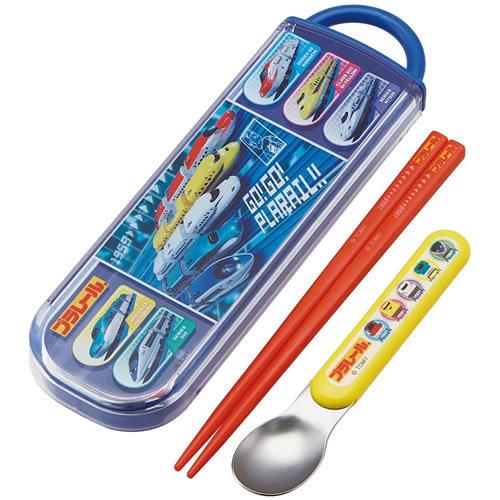 スケーター 抗菌 食洗器対応スライド式 箸スプーンコンビセット