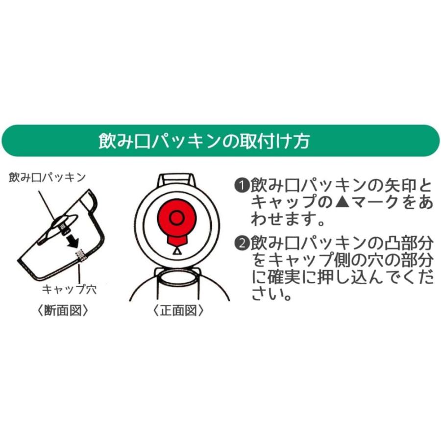 送料無料 定形外郵便 抗菌 食洗機対応 直飲みプラワンタッチボトル プリンセス 24｜aaa8390a3｜12