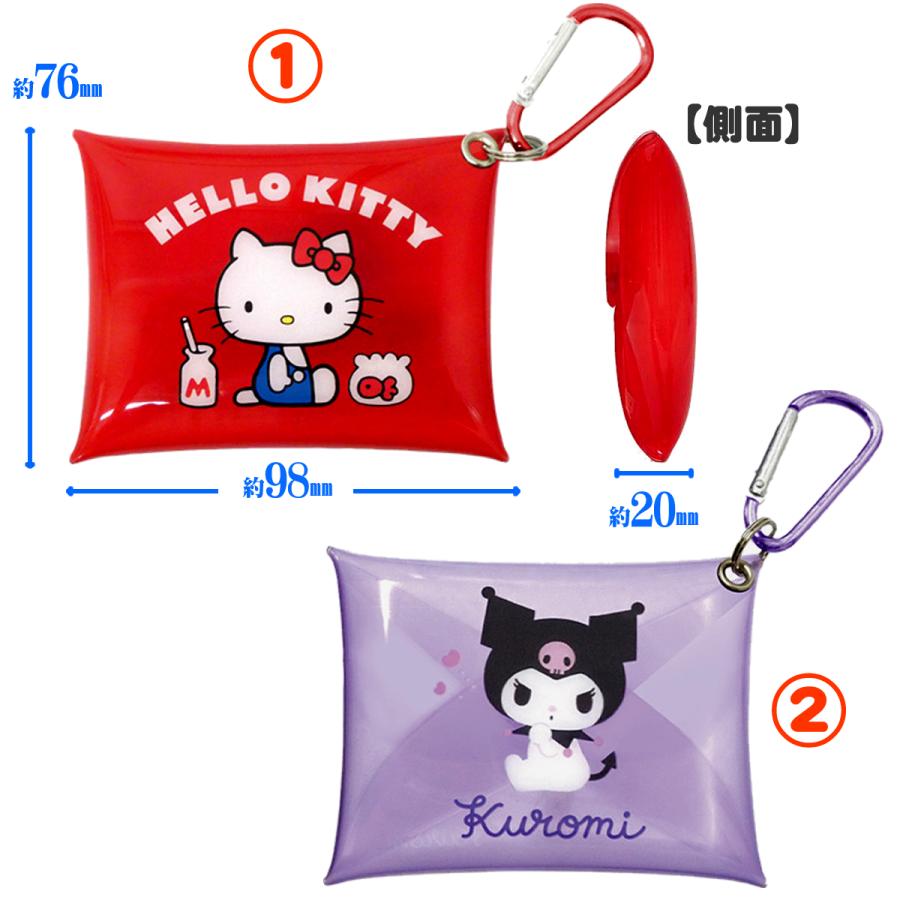Kcompany（ケイカンパニー） ハローキティ カラビナ付き クリアポーチ