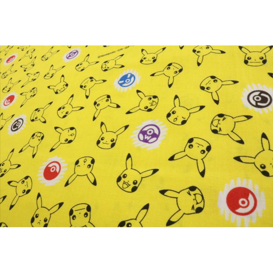 ポイント10倍 キャラクター生地 ポケットモンスター ピカチュウ アイコン シーチング 綿100 生地幅 約106cm Jp 112 aaシューズ 通販 Yahoo ショッピング