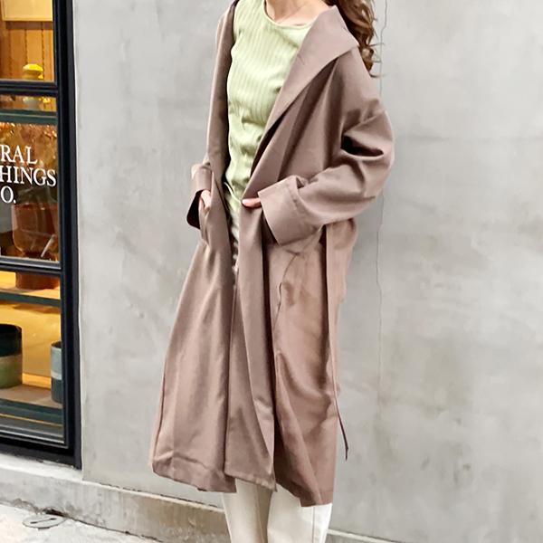 バックシアーロングトレンチコート 送料無料　ベージュ　グレージュ　モカブラウン |  | 04