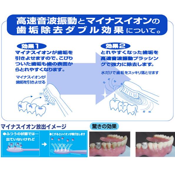 マイナスイオン 高速音波振動電動歯ブラシ |  | 01