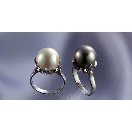 大粒貝パール指輪【2色セット】 | 