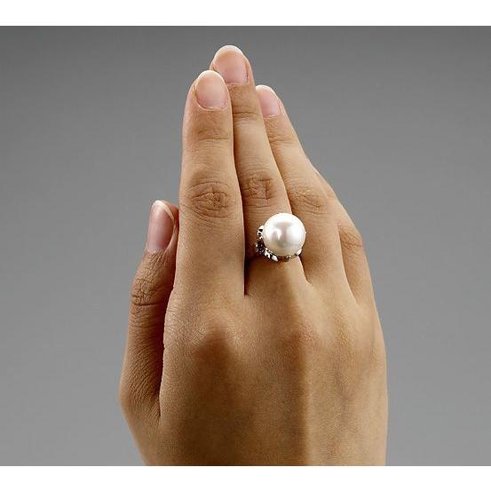 大粒貝パール指輪【2色セット】 |  | 02