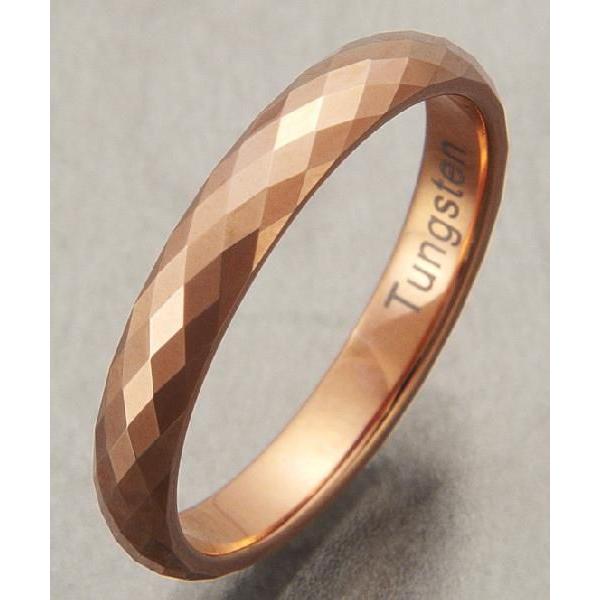 タングステンリング【カラー：ピンクゴールド】+お洒落なネックレス2点セット |  | 01