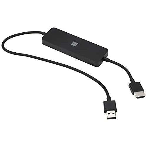 マイクロソフト 4K ワイヤレス ディスプレイ アダプター UTH-00036 : Wi-Fi不要 Miracast パソコンやスマホの画面をミ マイクロソフト UTH 最新モデル 4K対応 Windows HDCP