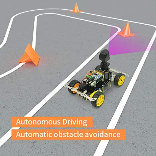 XiaoR Geek Donkey Car スターターキットAIロボットオープンソースDIY自動運転プラットフォームロボット車用 Raspber Without raspberry pi 3b+