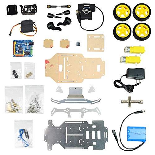 XiaoR Geek Donkey Car スターターキットAIロボットオープンソースDIY自動運転プラットフォームロボット車用 Raspber Without raspberry pi 3b+