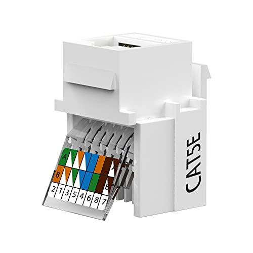 モジュラージャック キーストーンジャック Keystone jack キーストーンモジュール CAT5E 8P8C（15個/一組