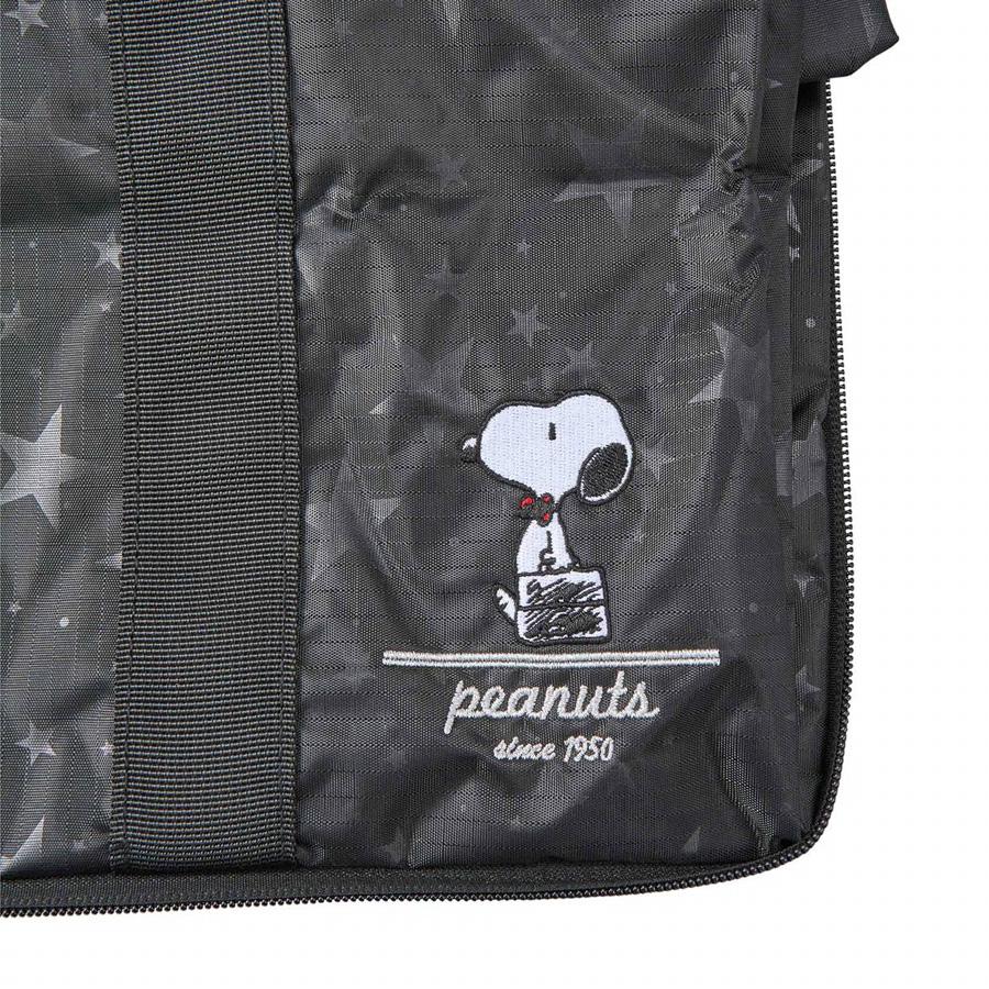 Vintage PEANUTS PEANUTS 大型 折りたたみボストンバッグ 65L ブラック