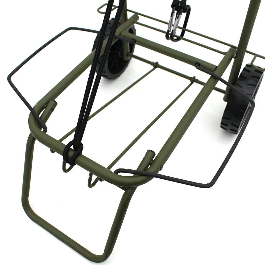 大容量 キャリーカート 黒 AND・DECO キャリーカート 軽量 折りたたみ 2WAY 超コンパクト カート