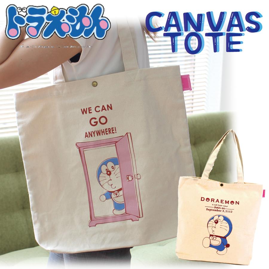 匿名配送　ドラえもん トートバッグ Siffler ドラえもん トートバッグ 帆布 キャンバス A4 サブ