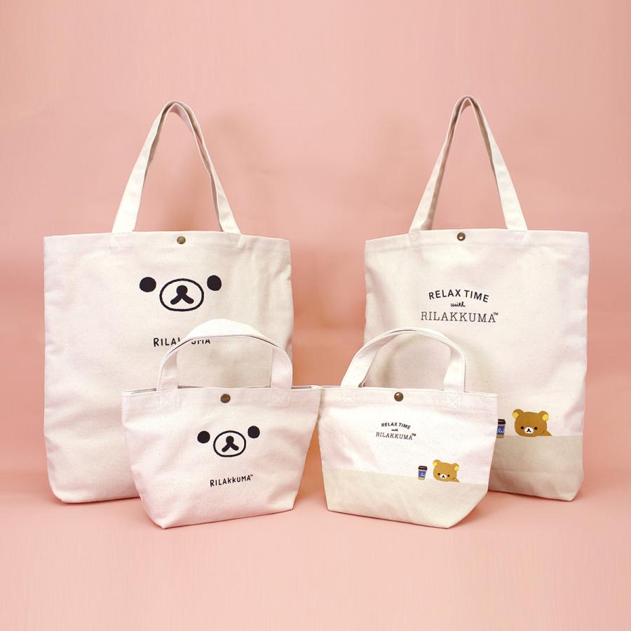 San-X リラックマ ミニトートバッグ 帆布 ランチ キャンバス