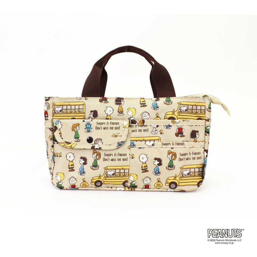 スヌーピーバック バッグインバッグ SNP6029 スヌーピー ポケット15個 整理整頓用ミニ