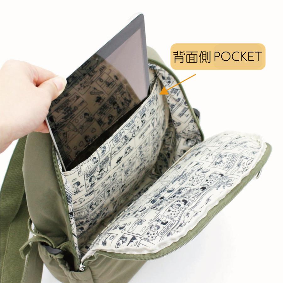 SNOOPY（スヌーピー） 24SS新商品 リュックサック A4 サイドポケット