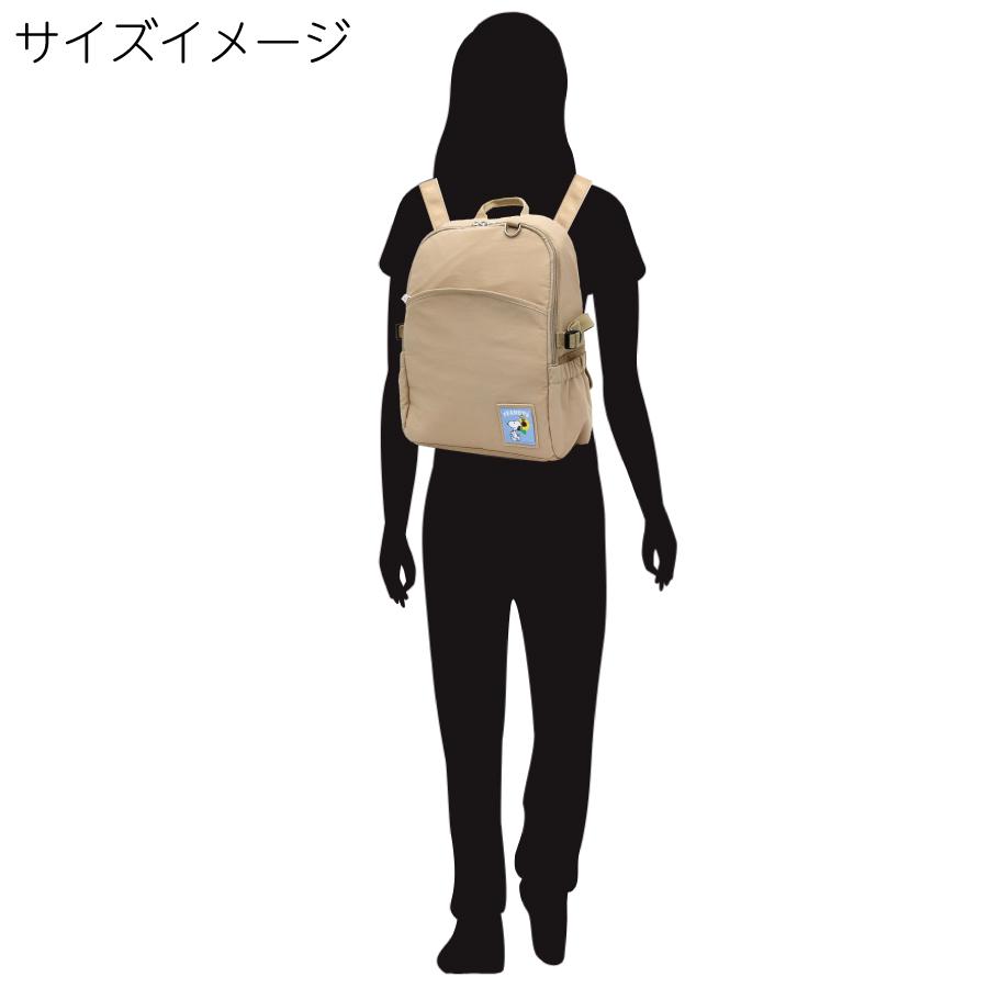 SNOOPY（スヌーピー） 24SS新商品 リュックサック A4 サイドポケット